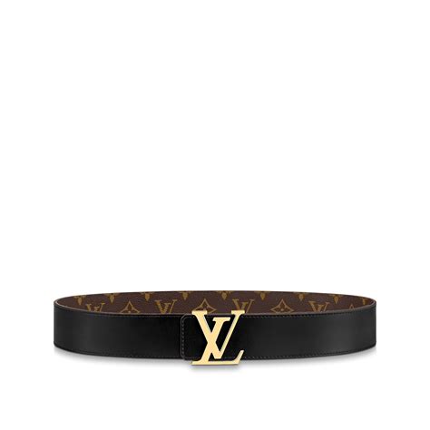 lv initiales azur|LV Initiales 40mm Reversible Belt Damier Azur .